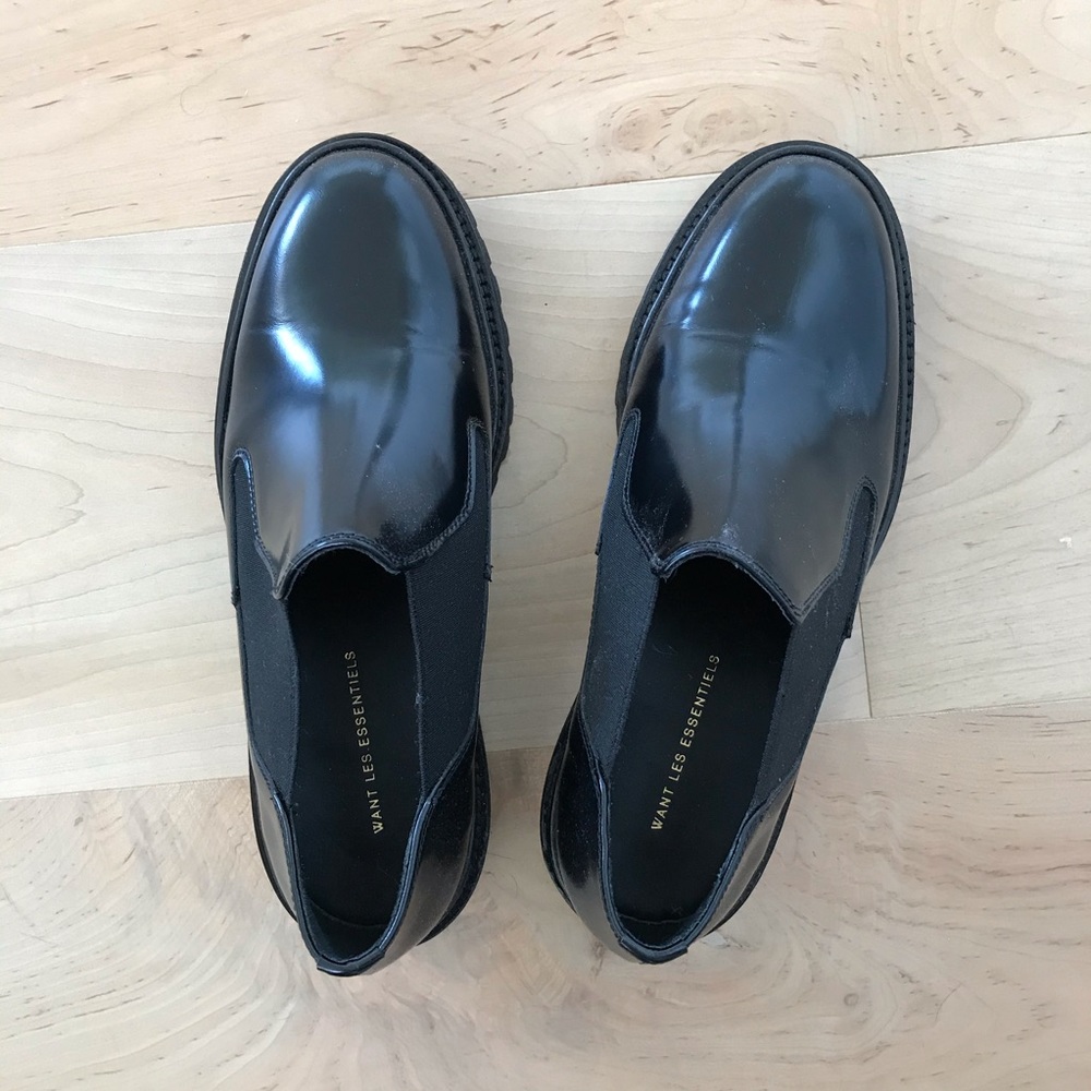 Want Les Essentials lug sole loafers new 8.5